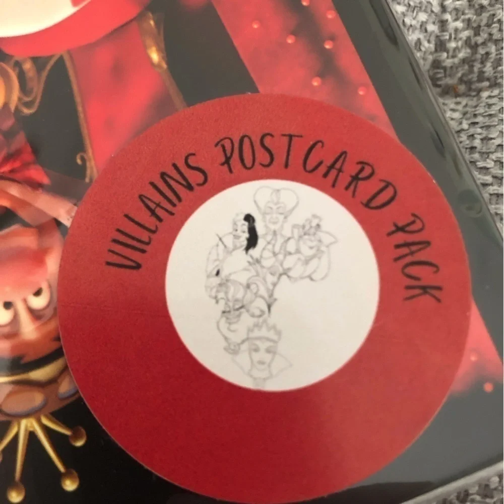 Disney Villains postcard Mystery pack